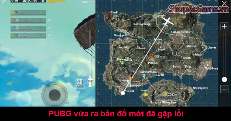 PUBG vừa ra bản đồ mới đã gặp lỗi khiến game thủ khó chịu