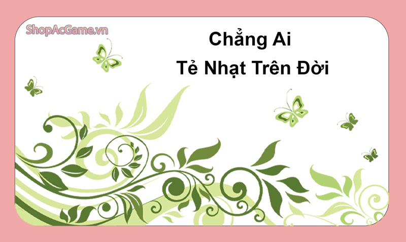 Chẳng Ai Tẻ Nhạt Trên Đời