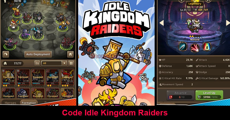 Code Idle Kingdom Raiders