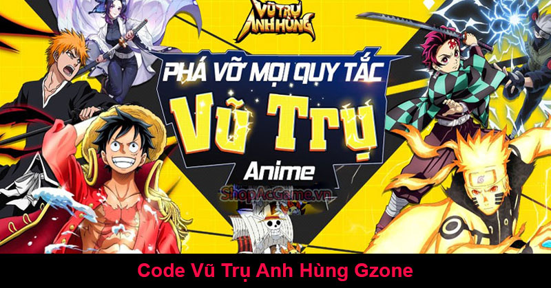 Code Vũ Trụ Anh Hùng Gzone