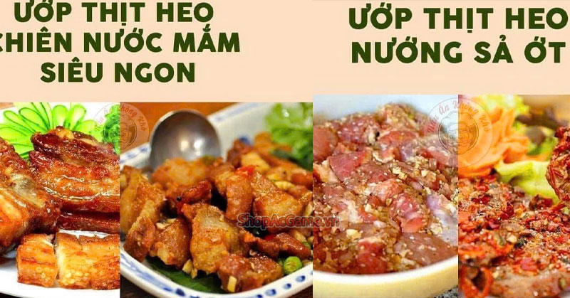 Công thức ướp thịt heo đơn giản tại nhà