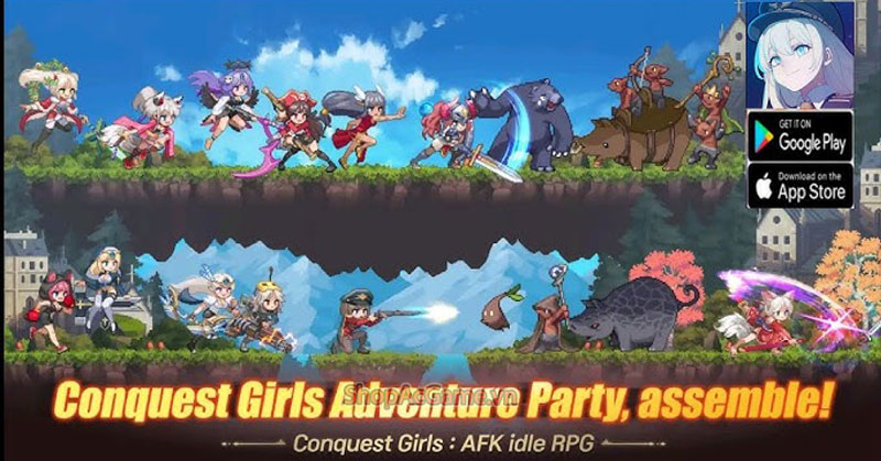 Conquest Girls AFK Idle RPG