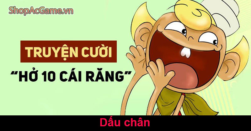 Truyện Cười Ngắn - Dấu chân