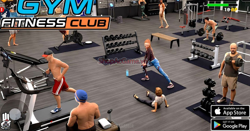 Fitness Gym Workout Simulator