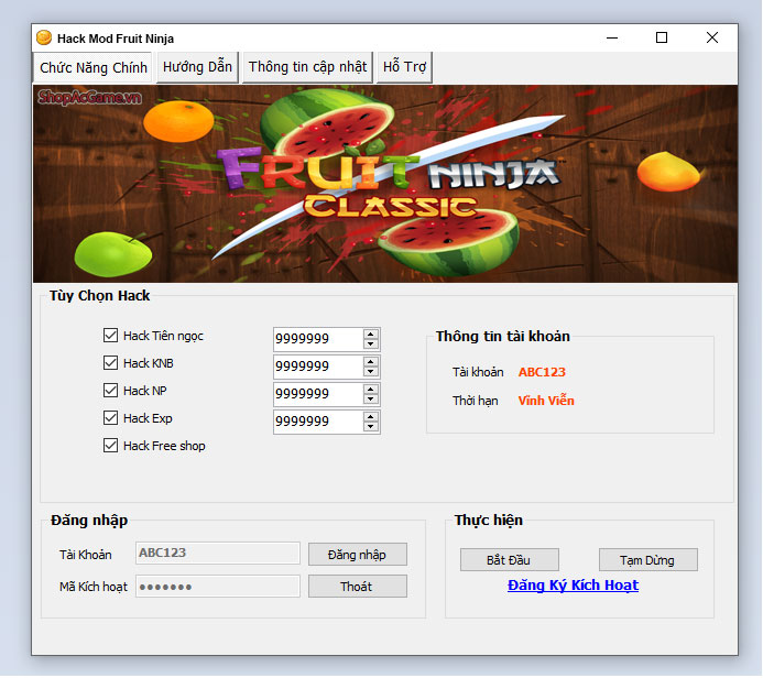 Hack Mod Fruit Ninja Thành Công 100%
