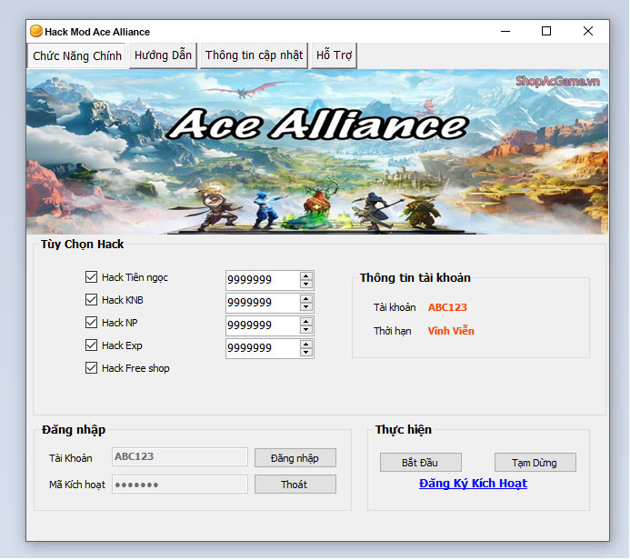 Hack Mod Ace Alliance