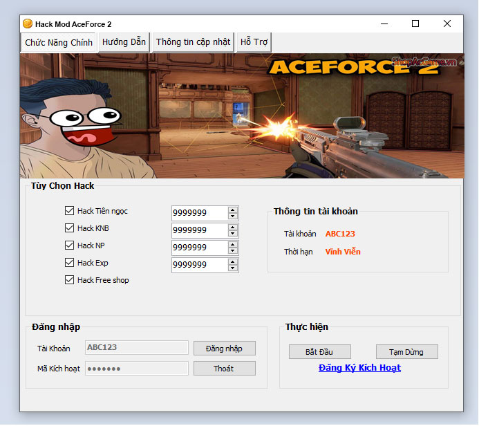 Hack Mod AceForce 2