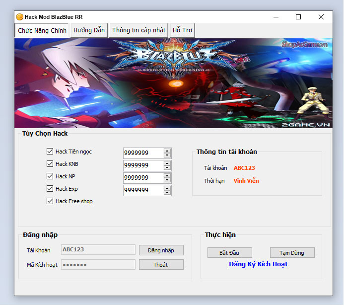 Hack Mod BlazBlue RR