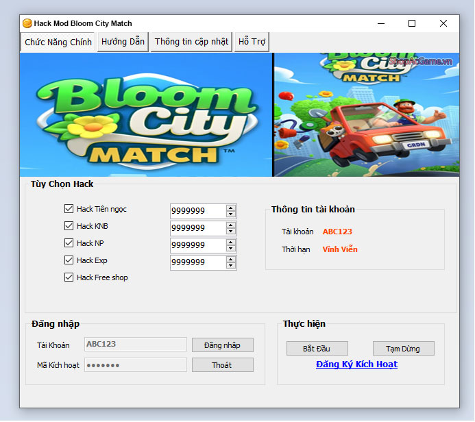 Hack Mod Bloom City Match