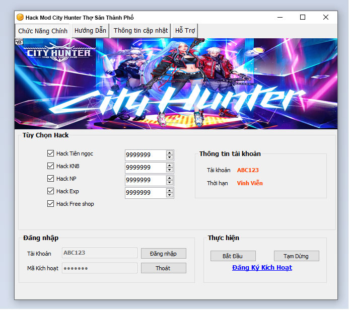 Hack Mod City Hunter Thợ Săn Thành Phố