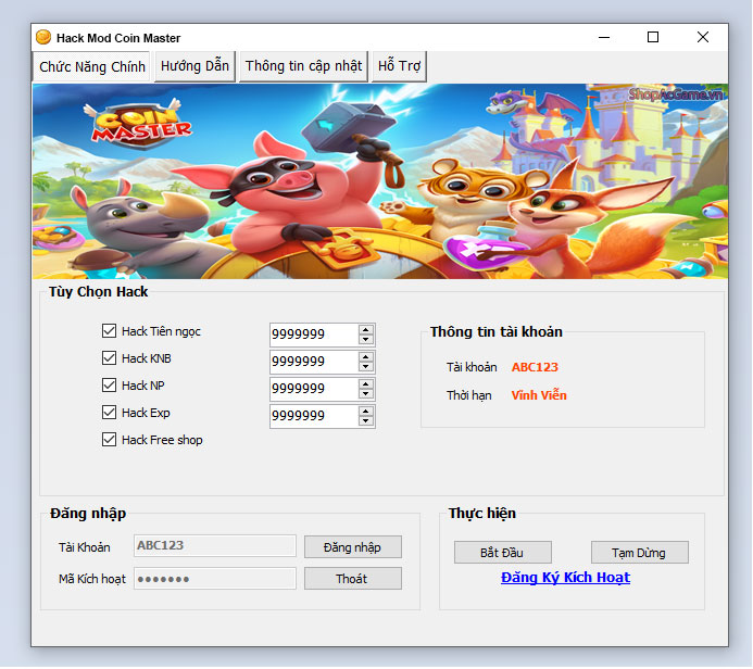 Hack Mod Coin Master Thành Công 100%