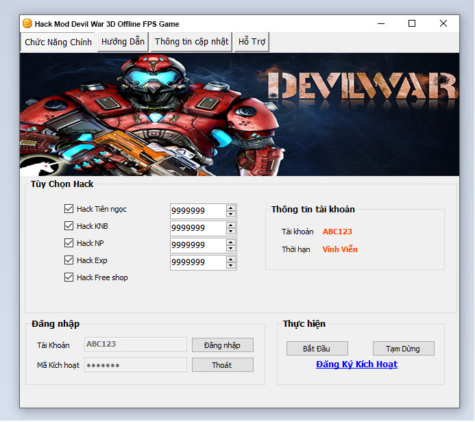 Hack Mod Devil War 3D Offline FPS Game