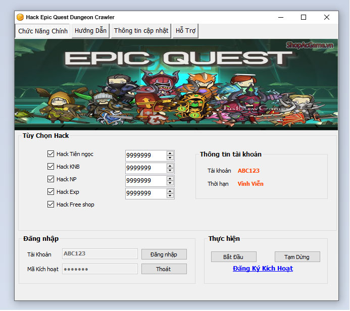 Hack Mod Epic Quest Dungeon Crawler