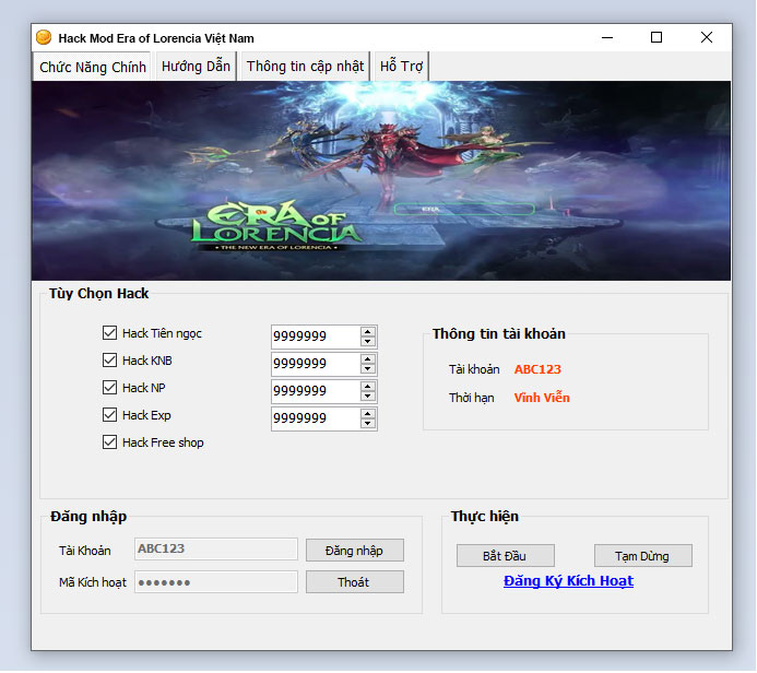 Hack Mod Era of Lorencia Việt Nam