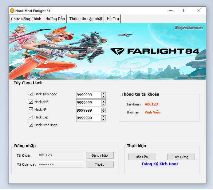 Hack Mod Farlight 84 Thành Công 100%