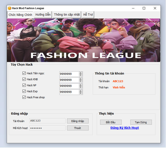 Hack Mod Fashion League