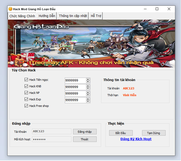 Hack Mod Giang Hồ Loạn Đấu