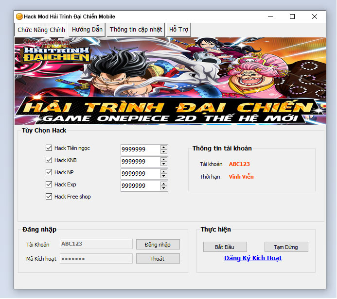 Hack Mod Hải Trình Đại Chiến Mobile