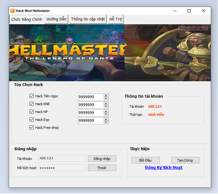 Hack Mod Hellmaster