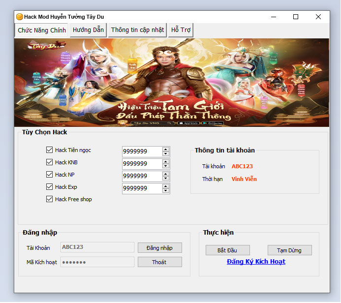 Hack Mod Huyễn Tưởng Tây Du