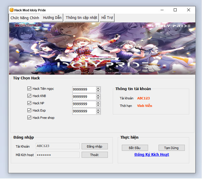 Hack Mod Idoly Pride Thành Công 100%