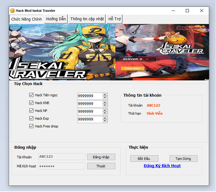 Hack Mod Isekai Traveler