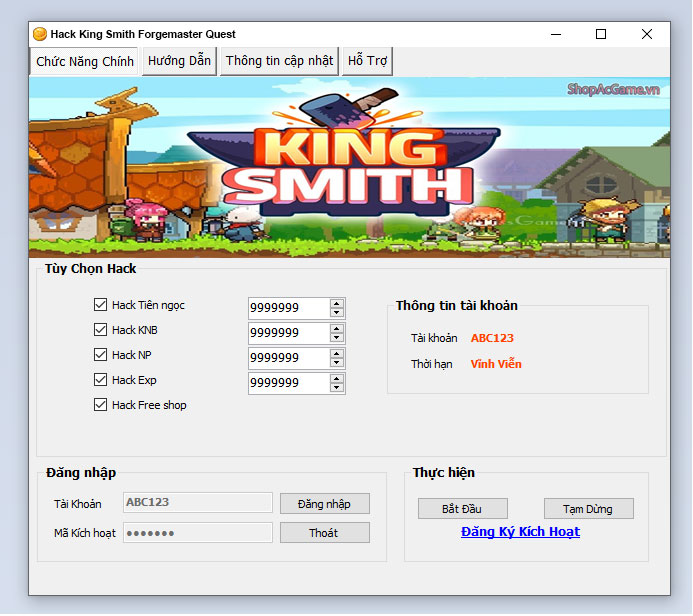 Hack Mod King Smith Forgemaster Quest