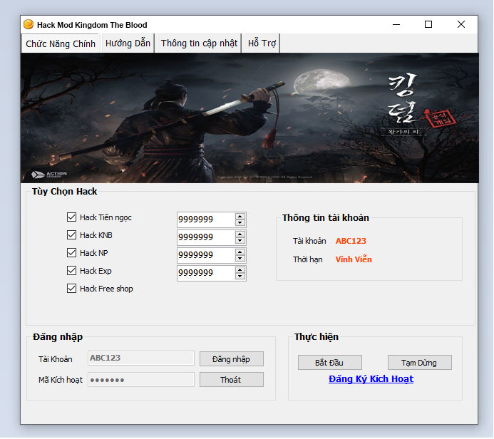 Hack Mod Kingdom The Blood Thành Công 100%