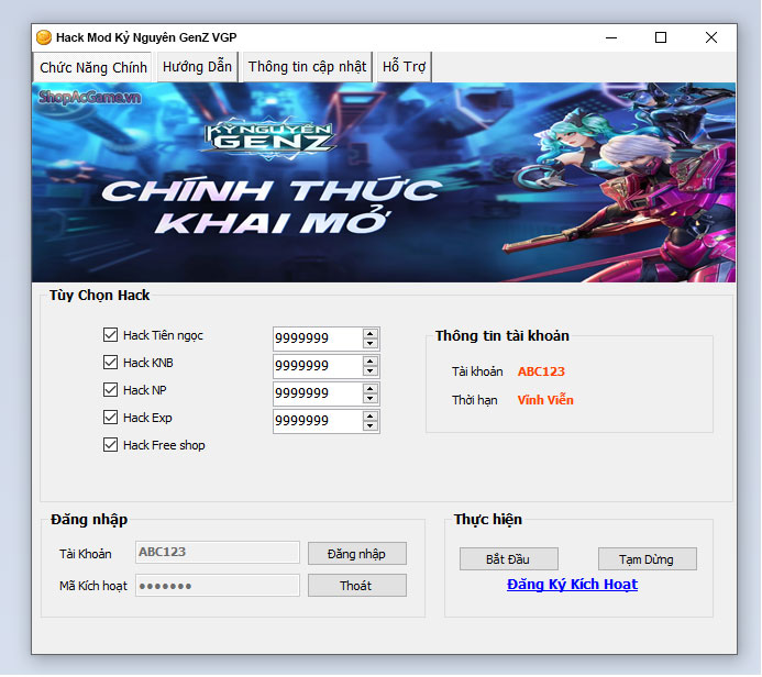 Hack Mod Kỷ Nguyên GenZ VGP
