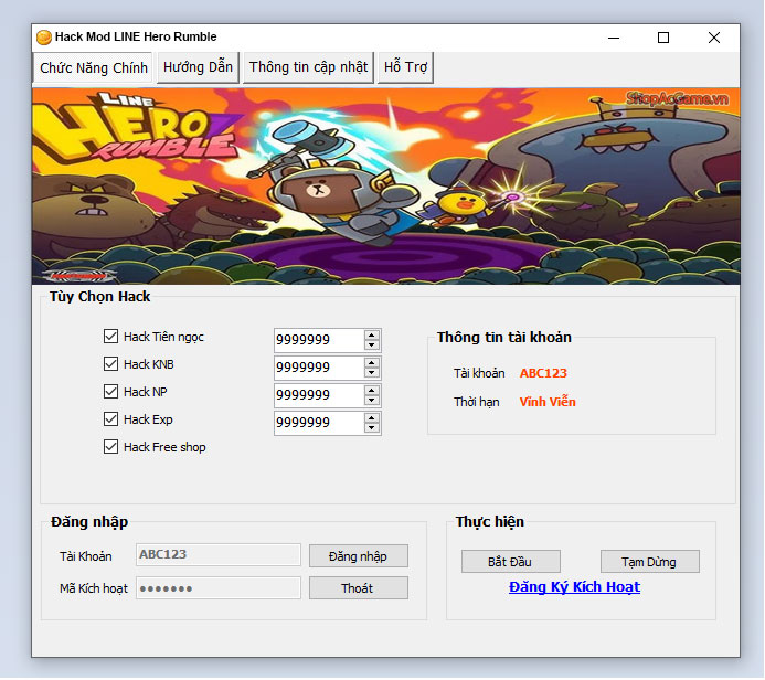 Hack Mod LINE Hero Rumble