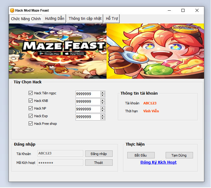 Hack Mod Maze Feast