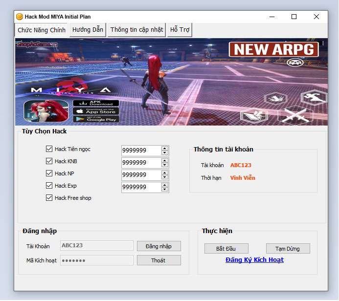 Hack Mod MIYA Initial Plan Thành Công 100%