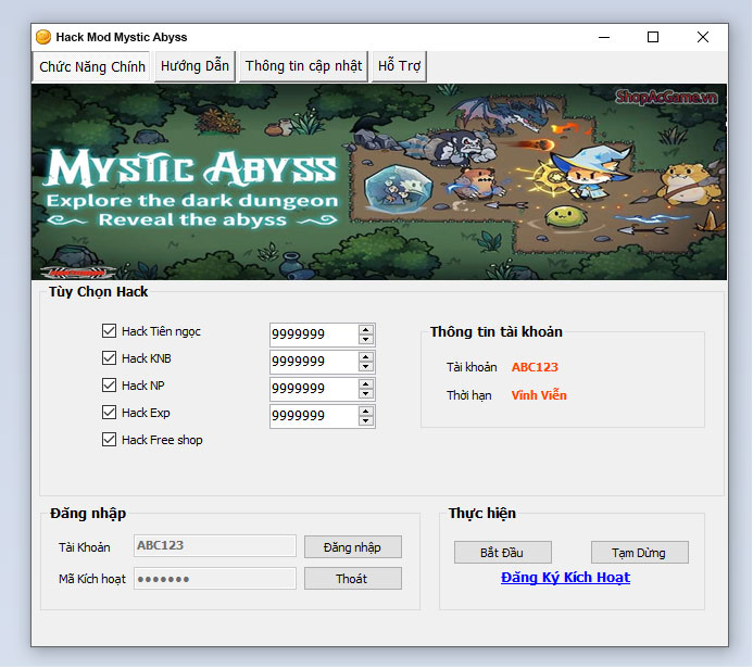 Hack Mod Mystic Abyss