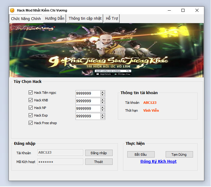 Hack Mod Nhất Kiếm Chi Vương