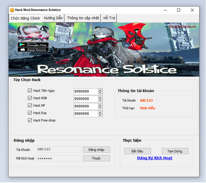 Hack Mod Resonance Solstice