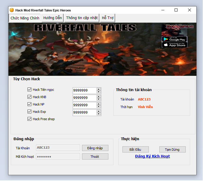 Hack Mod Riverfall Tales Epic Heroes