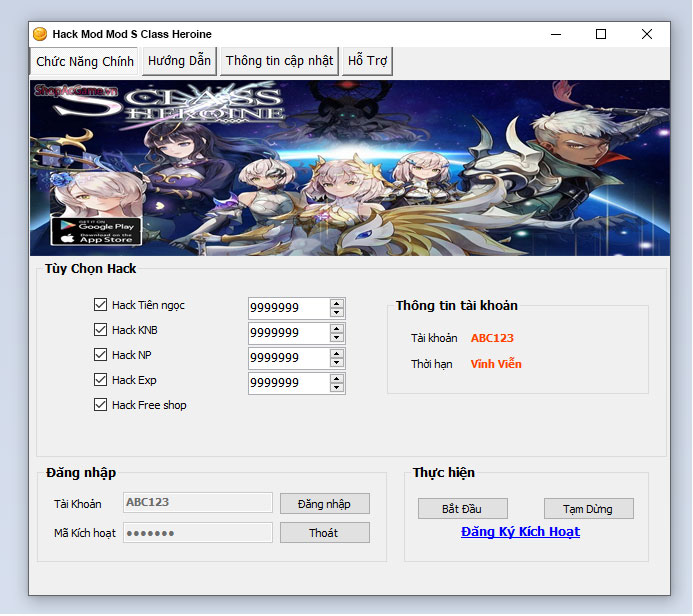 Hack Mod S Class Heroine Thành Công 100%