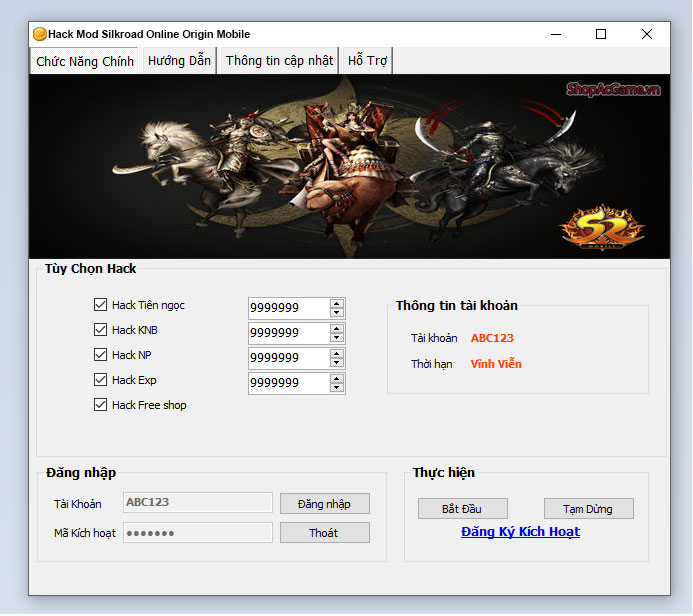 Hack Mod Silkroad Online Origin Mobile