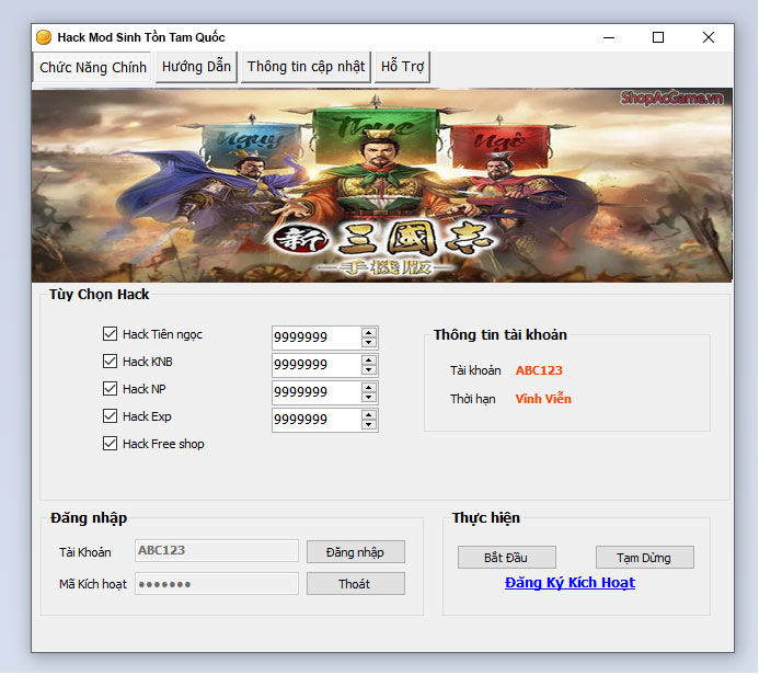 Hack Mod Sinh Tồn Tam Quốc