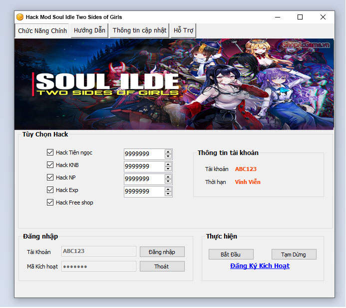 Hack Mod Soul Idle Two Sides of Girls