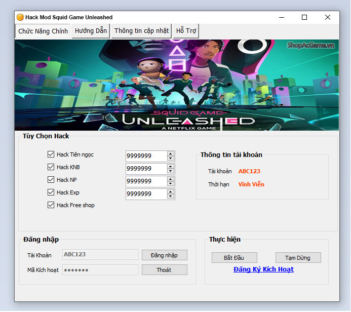 Hack Mod Squid Game Unleashed