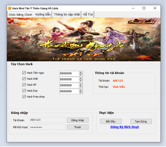 Hack Mod Tân Ỷ Thiên Giang Hồ Lệnh