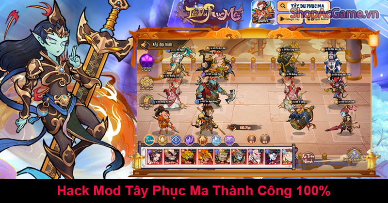 Hack Mod Tây Phục Ma Thành Công 100%