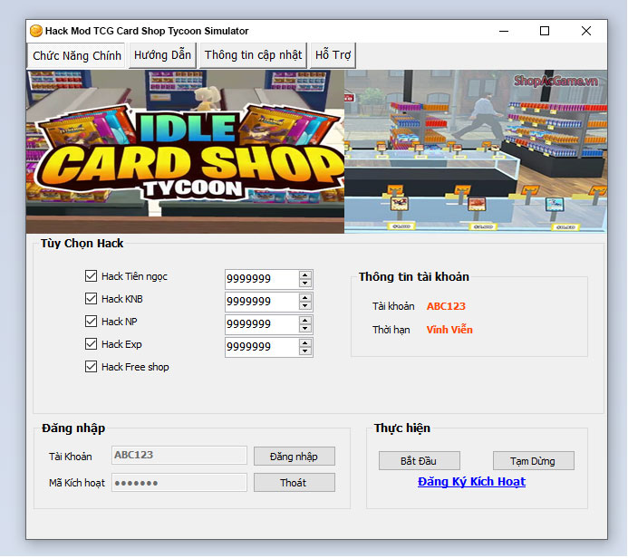 Hack Mod TCG Card Shop Tycoon Simulator