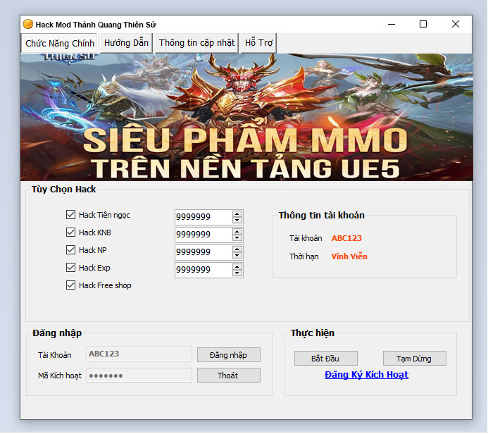 Hack Mod Thánh Quang Thiên Sứ