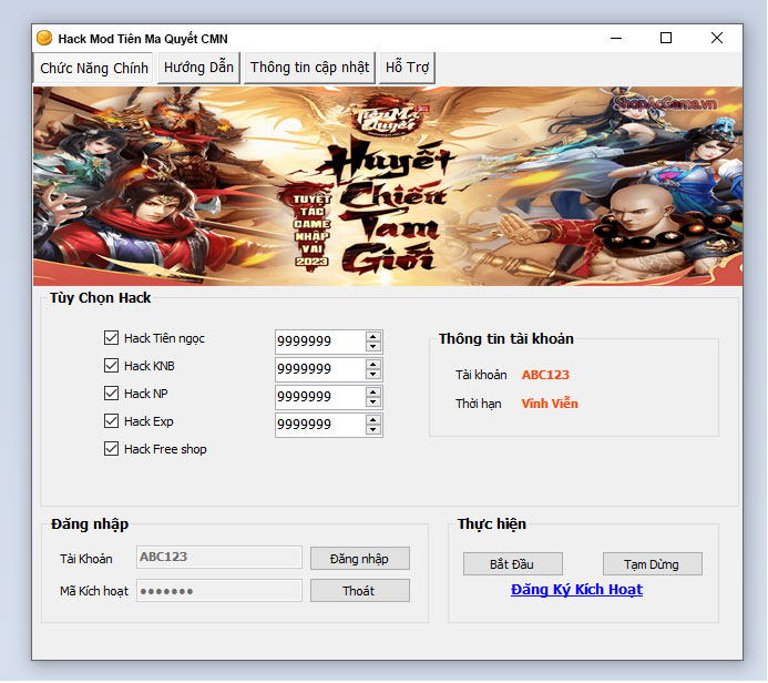 Hack Mod Tiên Ma Quyết CMN