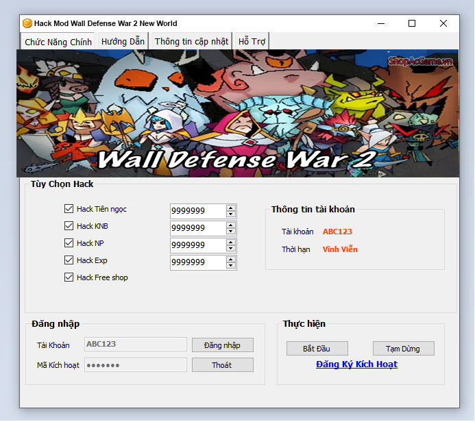 Hack Mod Wall Defense War 2 New World