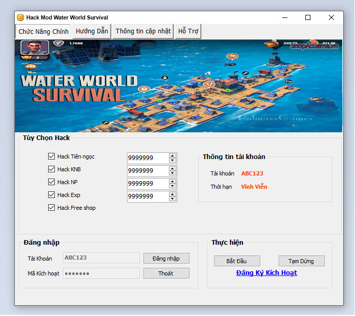 Hack Mod Water World Survival