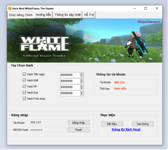 Hack Mod WhiteFlame The Hunter