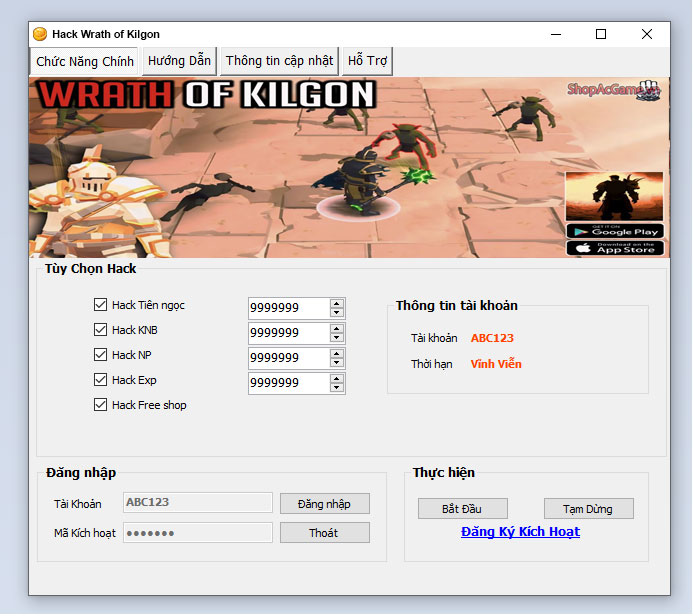 Hack Mod Wrath of Kilgon